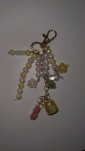 Handmade Beaded Bag Charm – Cute Keychain Accessory